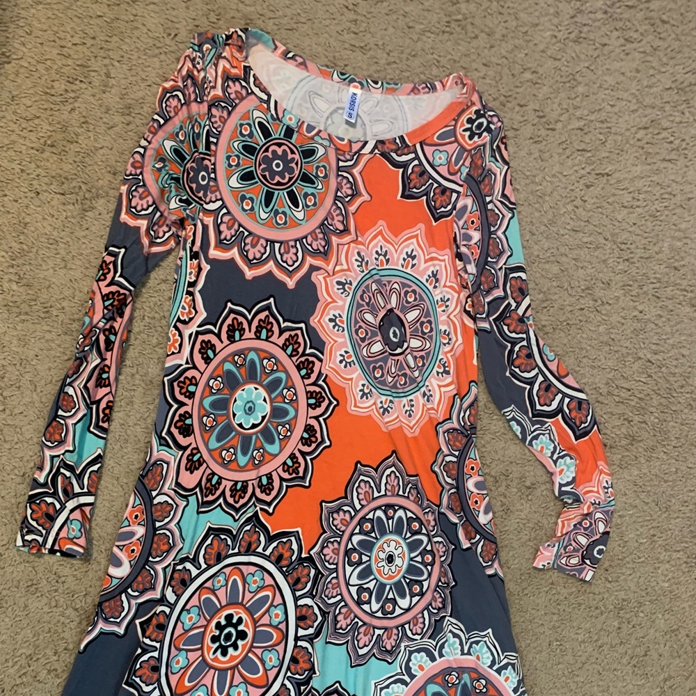Multi colored dress - size small - Korsis Brand